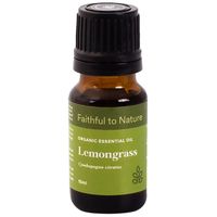 Faithful to Nature Organic Lemongrass Essential Oil